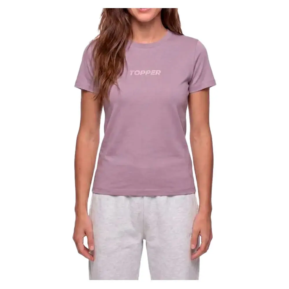 Remera Mujer Topper Brand Standard Casual