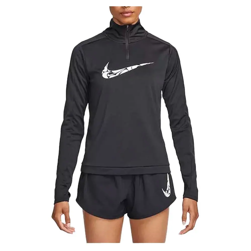 Remera Manga Larga Mujer Nike Swoosh
