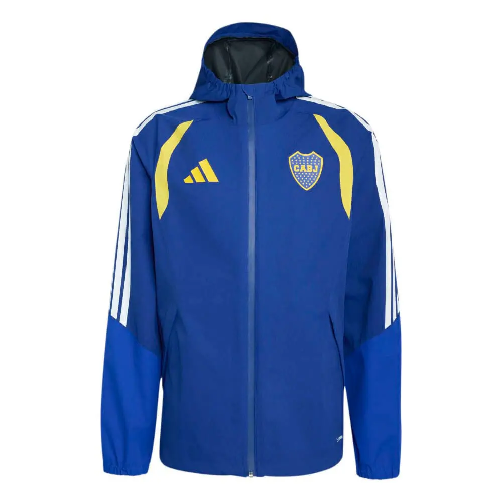 Campera Hombre adidas Boca Juniors Impermeable 2627
